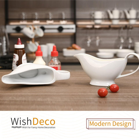 WishDeco Jarra para salsa apta para microondas.