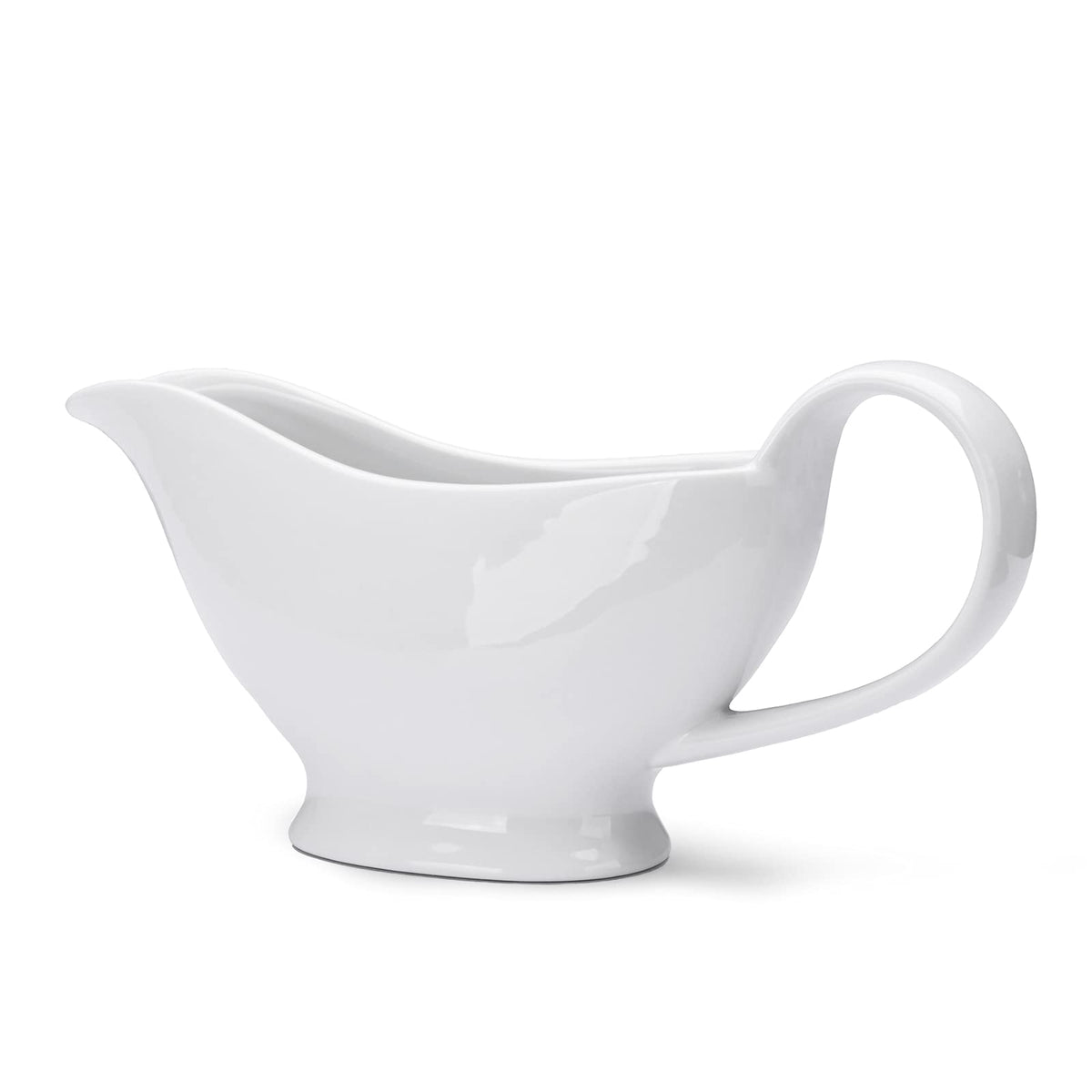 WishDeco Jarra de salsa blanca 8-5oz para aderezos y salsas, vertido preciso.
