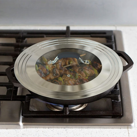 WishDirect tapa de gran tamaño para sartenes 11 a 15 pulgadas