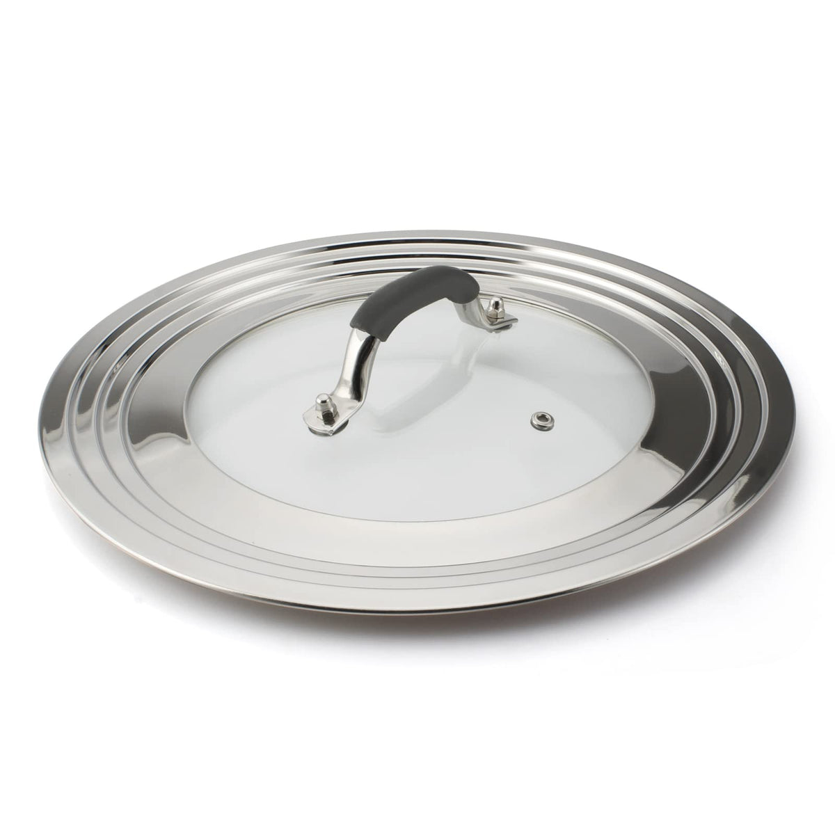 WishDirect tapa universal 15 pulgadas de vidrio, visión clara para cocinar a fuego lento