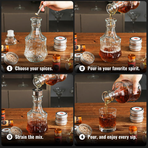 WishWeaver botánicos para infusion, acentos de sabor versátiles.