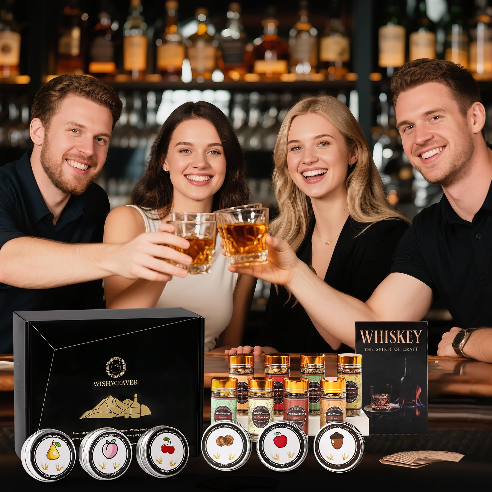 WishWeaver experiencia en casa para personalizar tragos.
