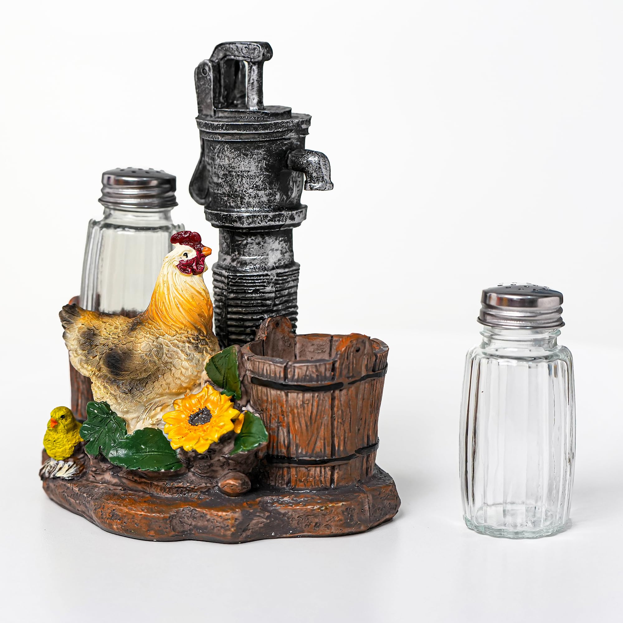 Wisifayardin conjunto decorativo para mesa y mostrador de cocina rústica