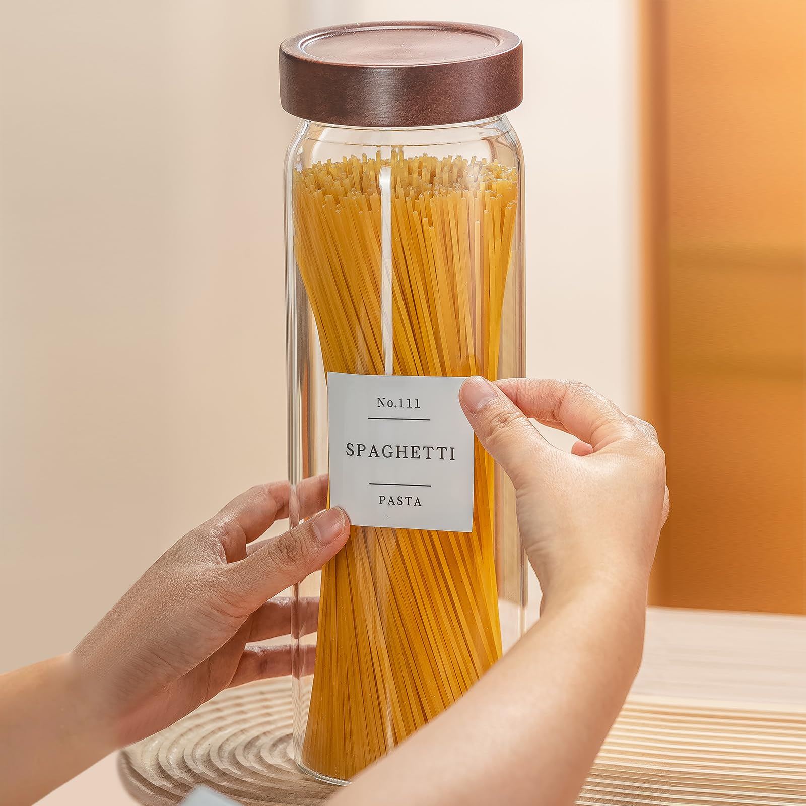 Capacidad de 2,1 L para pasta y granos con Wissy&Konny.