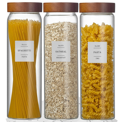 Jarra Wissy&Konny para pasta espagueti, vidrio claro, almacenamiento cómodo.