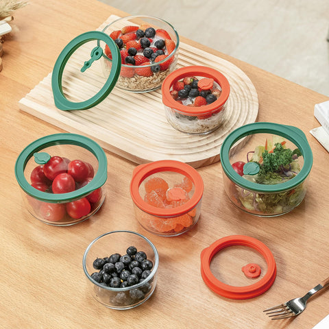 Wissy&Konny tapas de vidrio con silicona para sellado duradero.