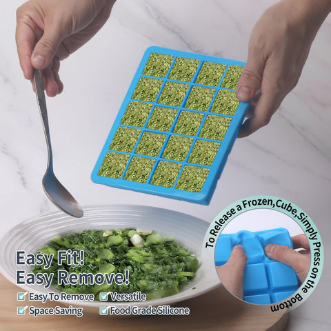 witice pack azul de moldes para congelador