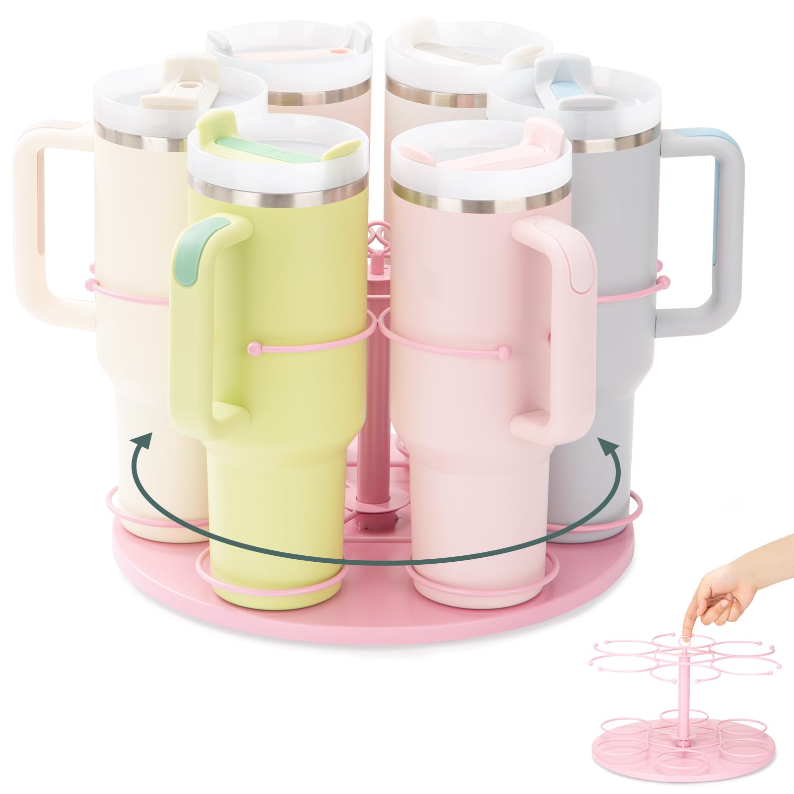 Witmelt organiza botellas Stanley 40 oz para acceso rápido