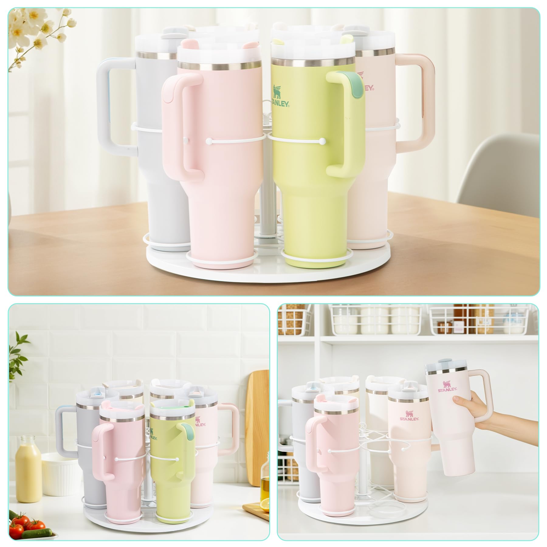 witmelt portacopas stanley-30oz-rotativo optimiza el espacio en la despensa