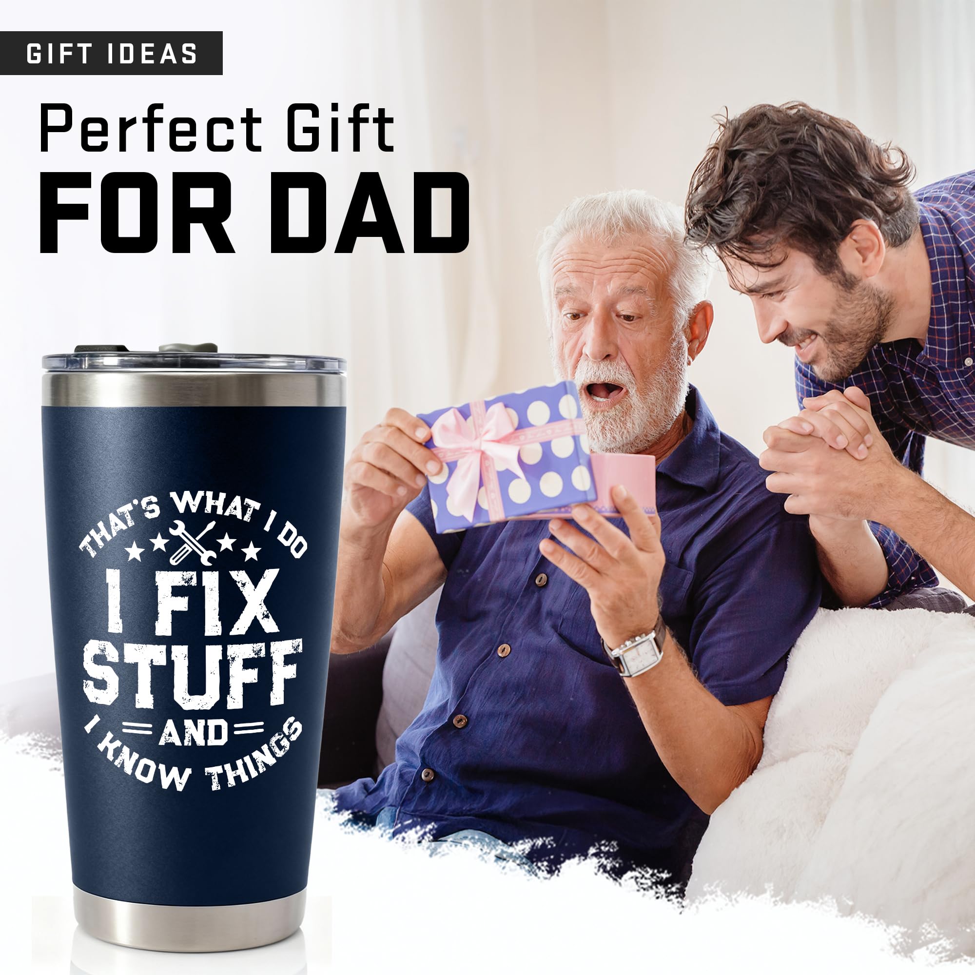 Vaso WITTSPOT 20oz con aislamiento doble en acero, ideal para conservar bebidas frías y calientes.