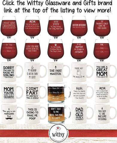 Diseño a doble cara de la taza Wittsy.