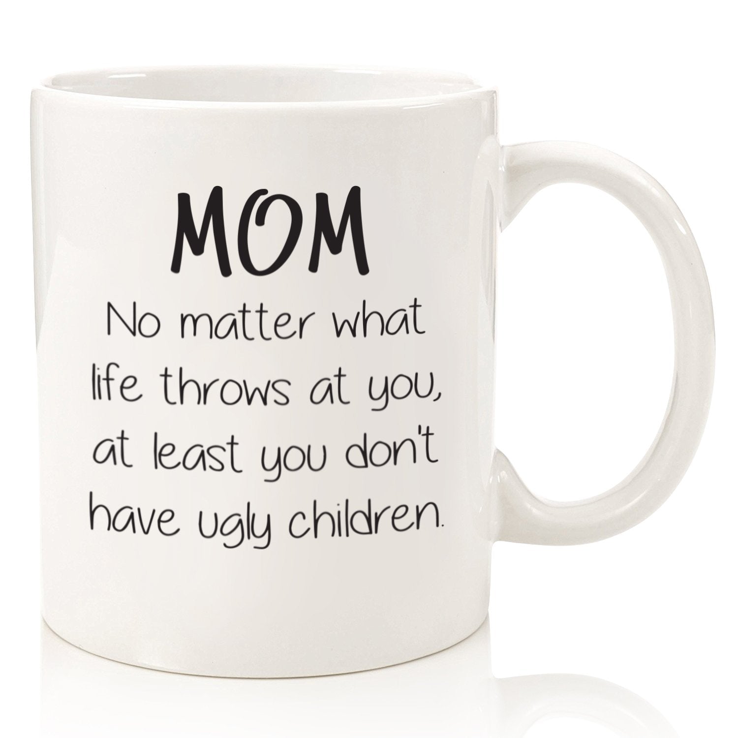 Taza Wittsy para mamá con frase en frente y dorso, regalo ideal.