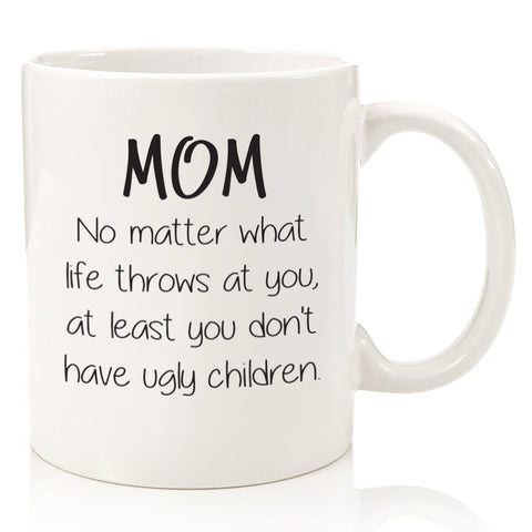 Taza Wittsy para mamá con frase en frente y dorso, regalo ideal.