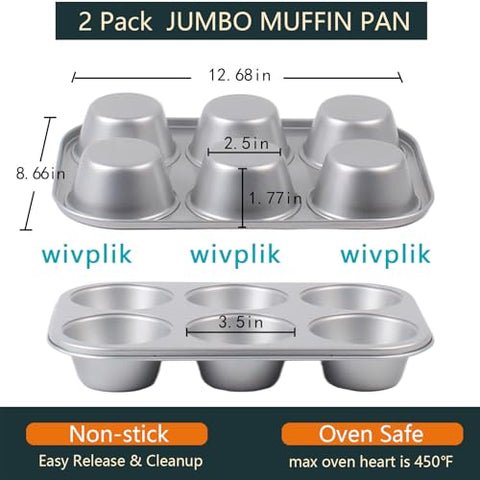 Revestimiento antiadherente premium de wivplik facilita desmoldeo y limpieza.