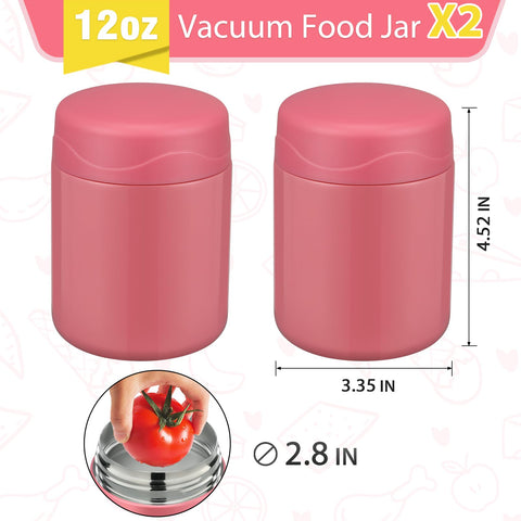 Ideal para escuela, oficina y viajes con comida segura en movimiento.