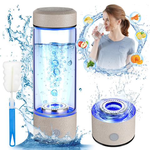 WIYYH: botella con tecnología SPE PEM para agua hidrogenada, ideal para hidratación diaria.