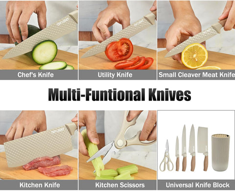 Wiztoynia, cuchillo utilitario de 9 pulgadas para tareas versátiles