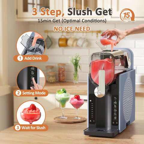 WIZAURA slushie, modo casero con recetas para postres en casa