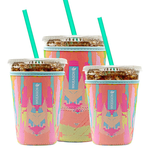 WK IEASON manga aislante para tazas 16-18 oz mantiene la bebida fría