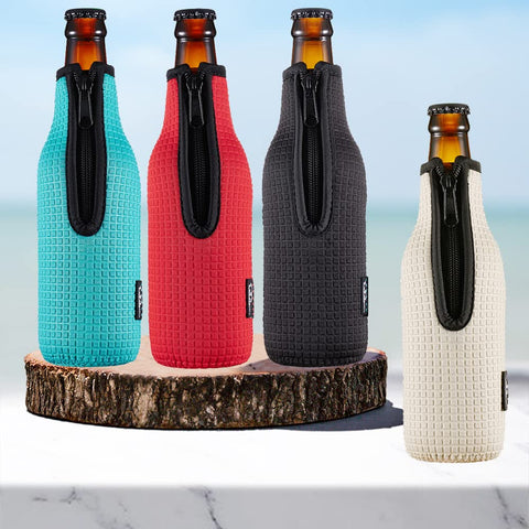 Funda WK IEASON con cierre zip para botella de 12 onzas, uso estándar