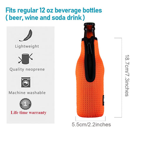 Funda WK IEASON colores vivos para botella de 12 onzas, estilo y protección