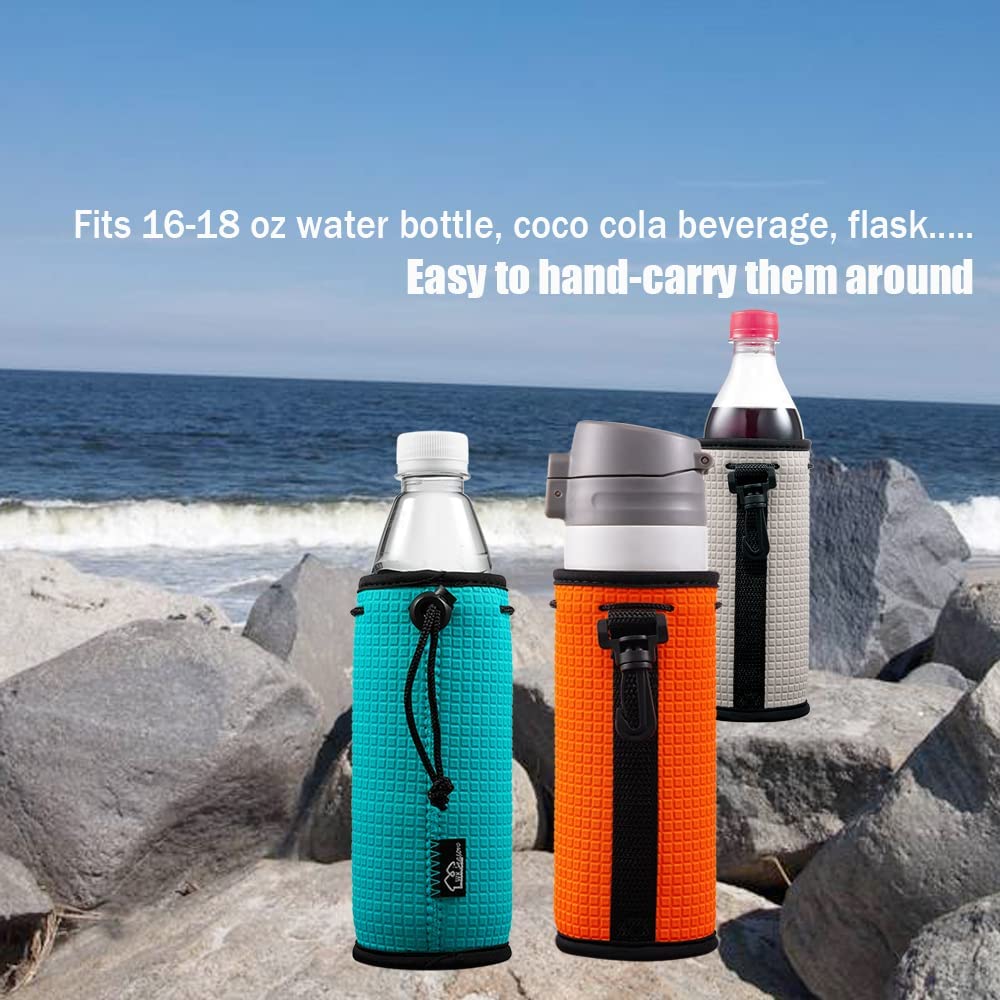 Funda neopreno WK IEASON azul para bebidas, mantiene la temperatura.