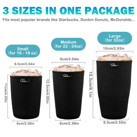WK IEASON manga aislante 22-24 oz, mantiene la bebida fría más tiempo.