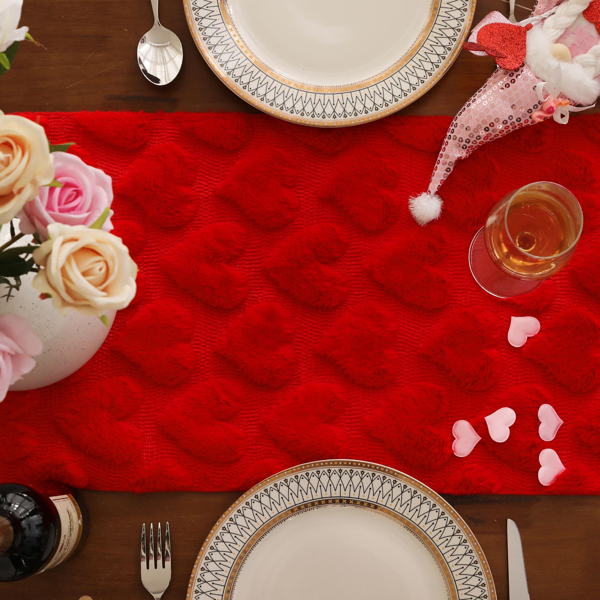 Mantel WKJZH tacto suave, ideal para cenas especiales y reuniones.