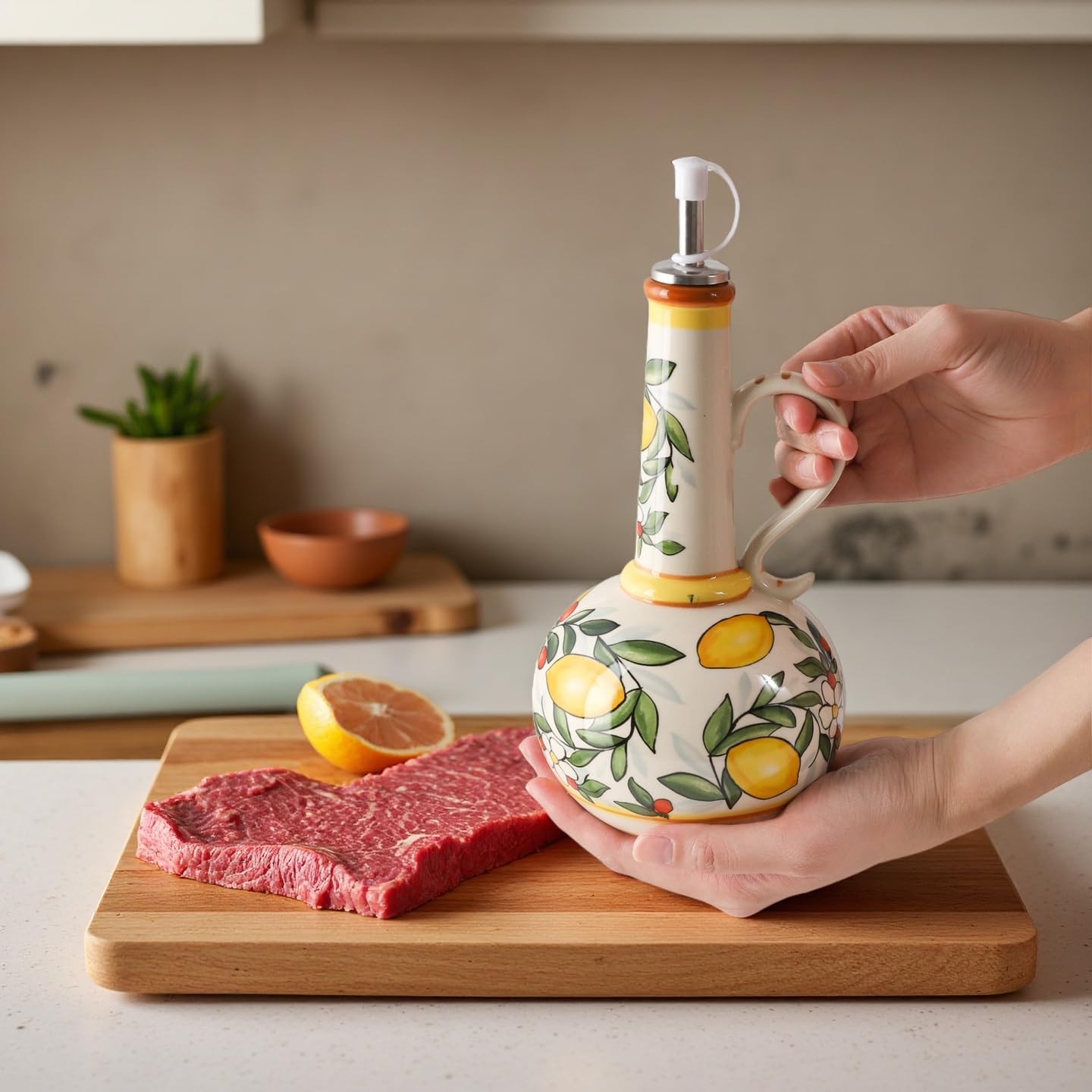 WLFHM dispensador con pico sin goteo para verter con precisión.