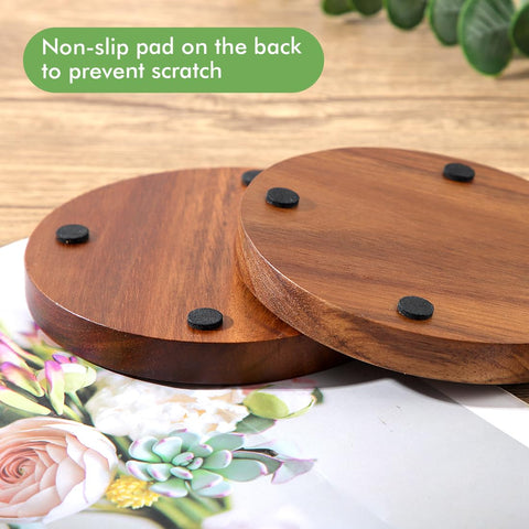 WLWNWFT posavasos grandes para tazas, copas y latas.