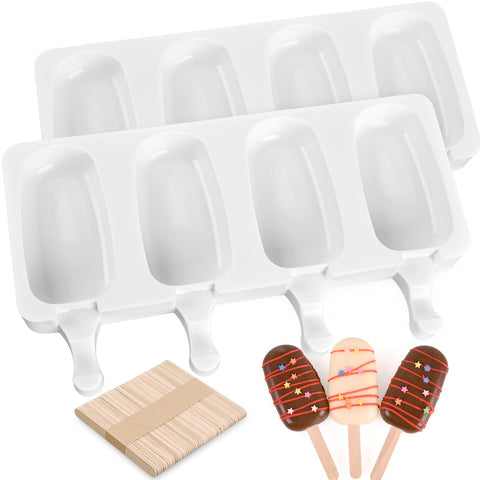 WMKGG moldes silicona para paletas con desmolde suave para paletas caseras
