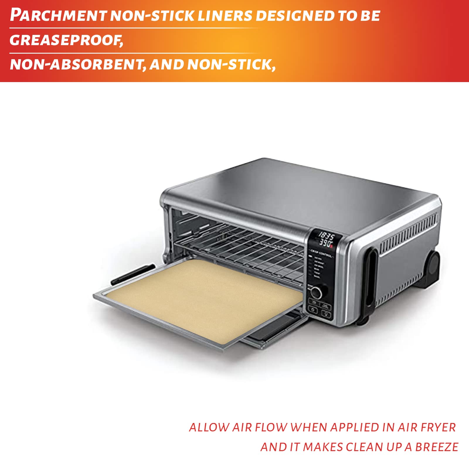 WMKGG papel pergamino antiadherente para horno y microondas