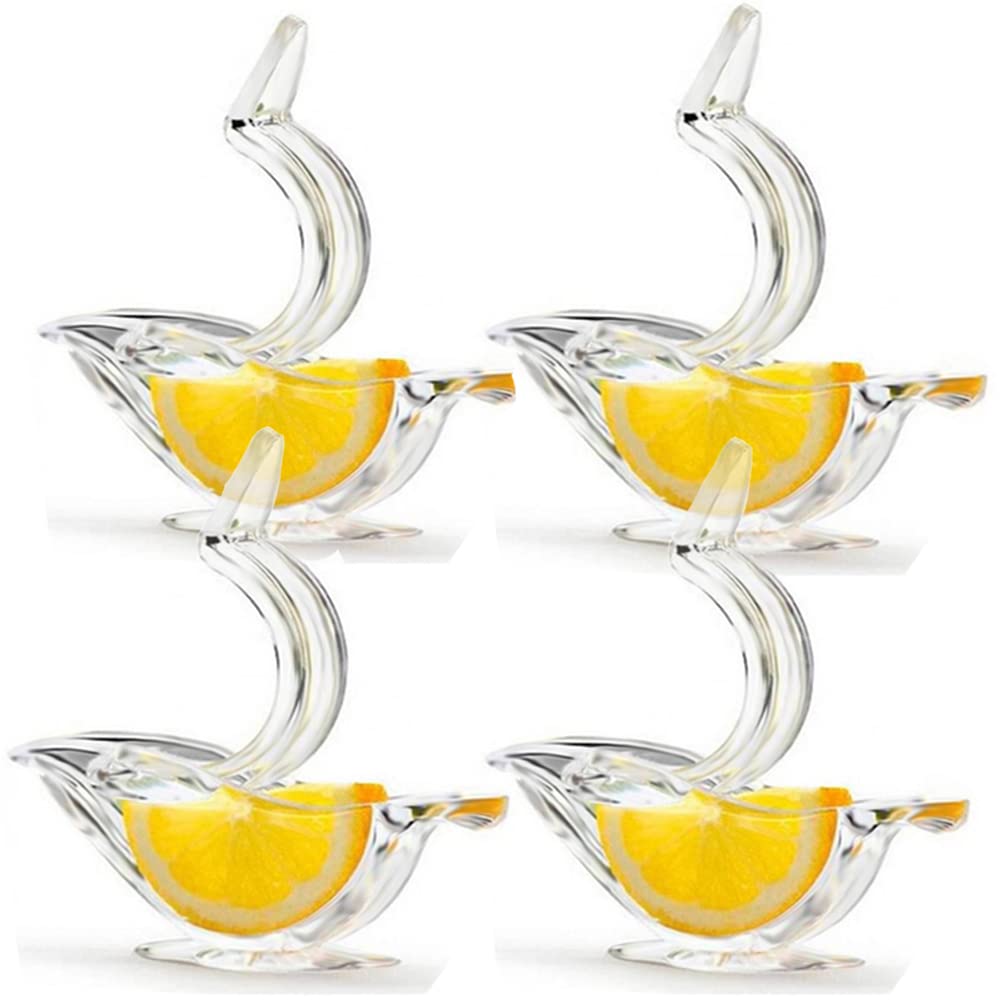 WMZNNGX exprimidor-limon-acrilico-pajaro: jugo fresco directo de la fruta.