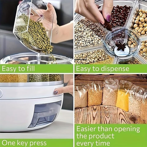 Wnnideo gran capacidad para almacenar granos, arroz y harinas