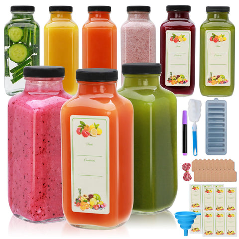 Botella Woaiwo-q de 473 ml con tapa hermética para conservar bebidas.