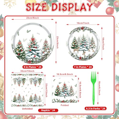 Wobeny servilletas navidad con diseño invernal, perfectas para completar la mesa
