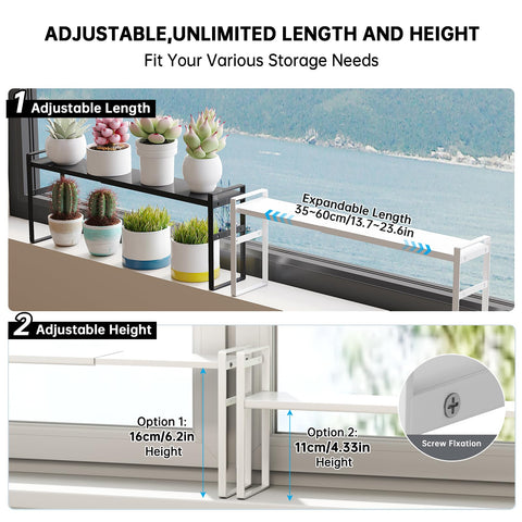 WOCHUANGSI estante de armario multiuso, organiza utensilios y tazas.