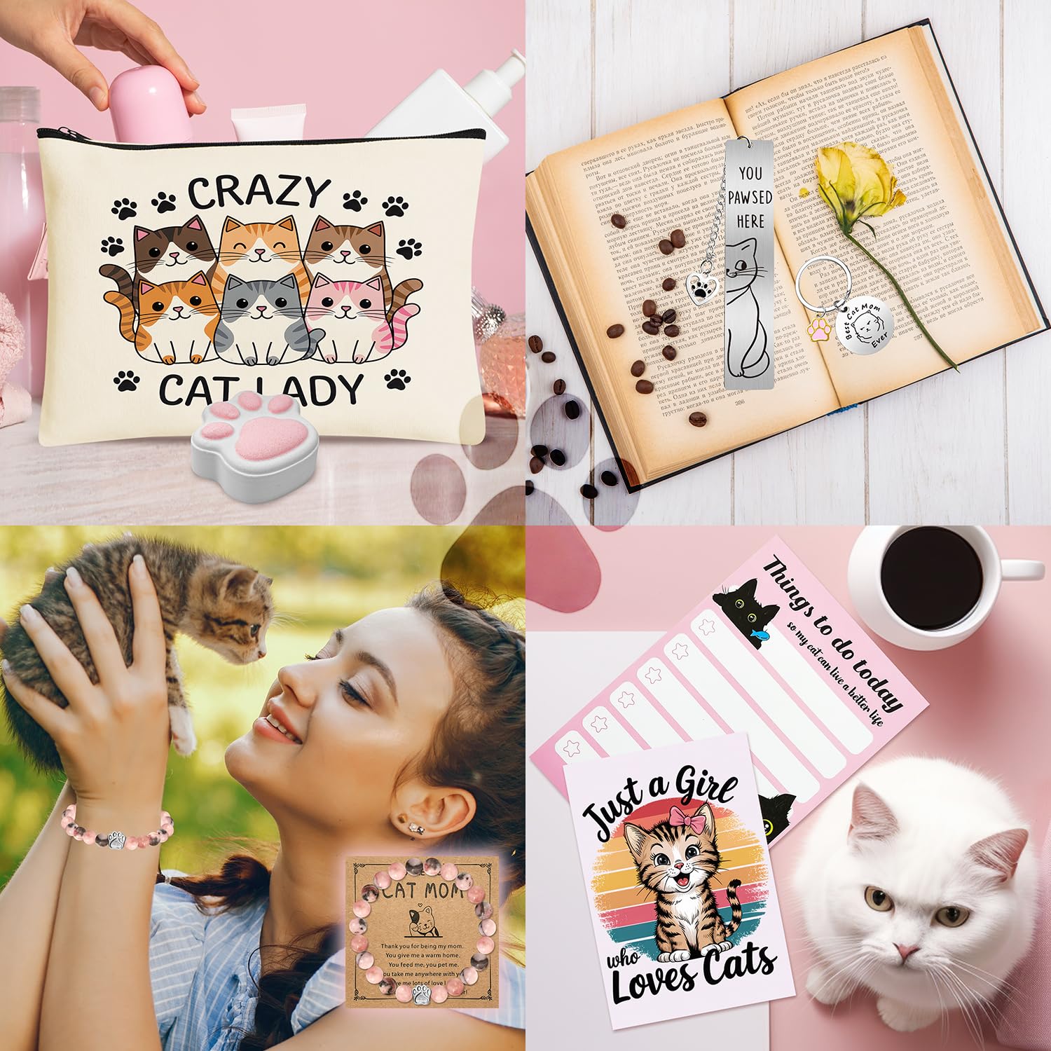Pulsera gatito WOFIROY, accesorio elegante para amantes de felinos.