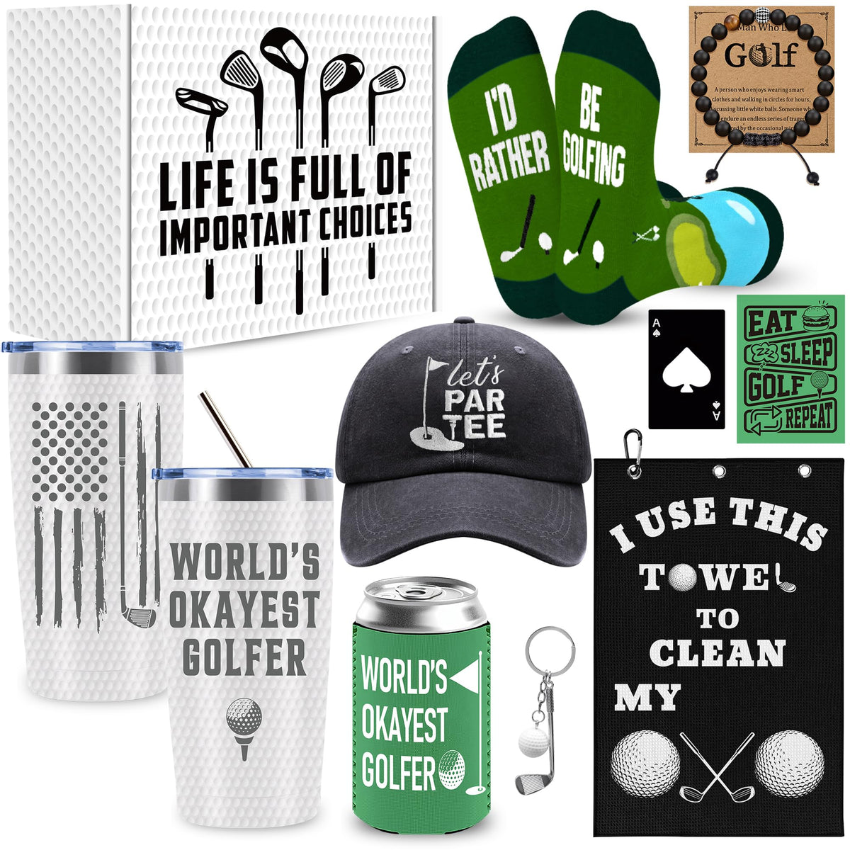 Vaso 20 oz WOFIROY para golf, ideal para hidratarse entre golpes.
