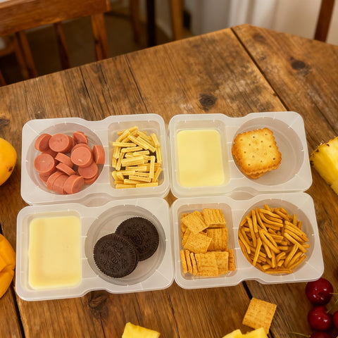 WOIRHWEH material PP de grado alimentario, apto para congelar, lavavajillas y microondas.