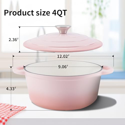 Tapa rosa de la olla WOKINS con cierre hermético