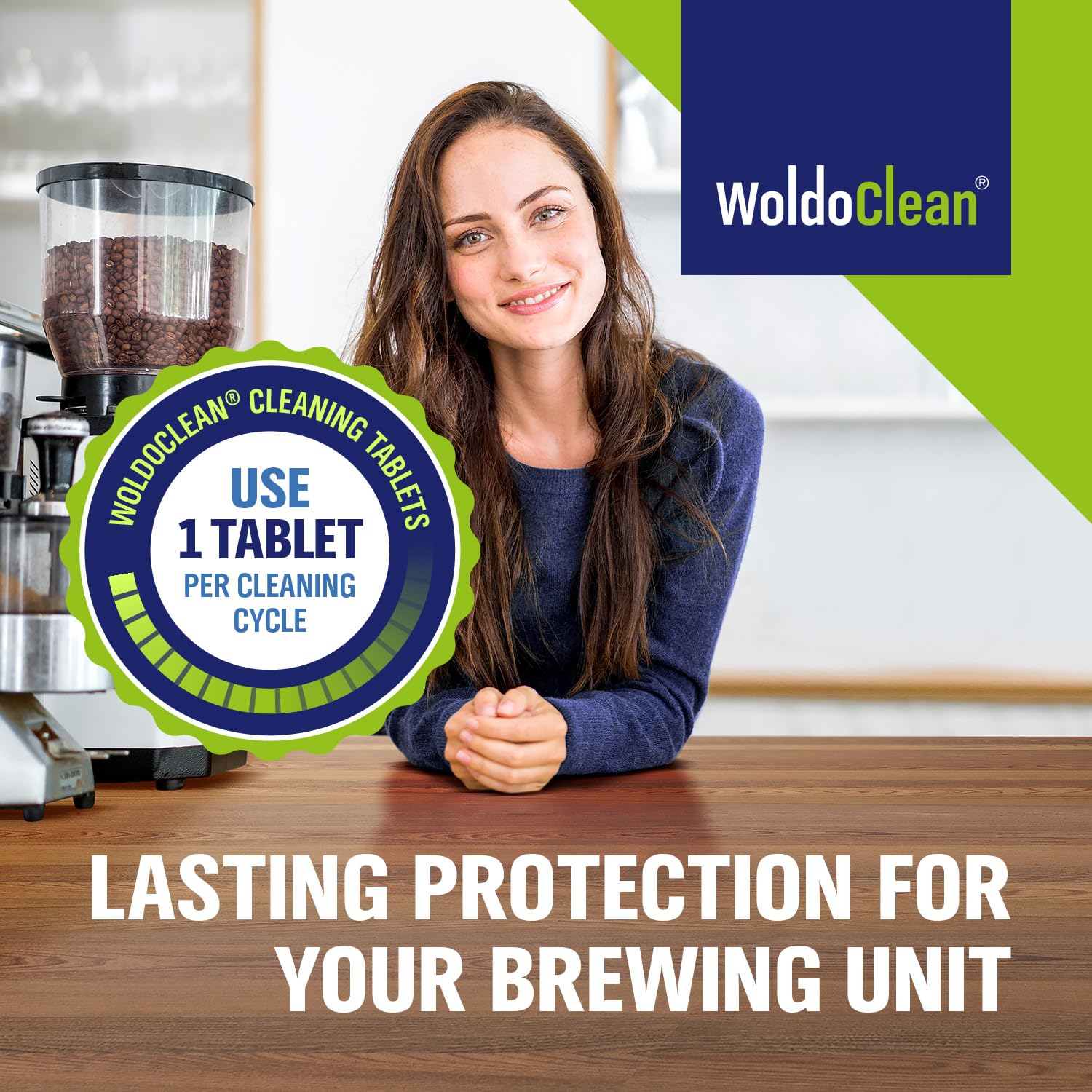 WoldoClean tabletas: limpieza rápida sin sabor residual.