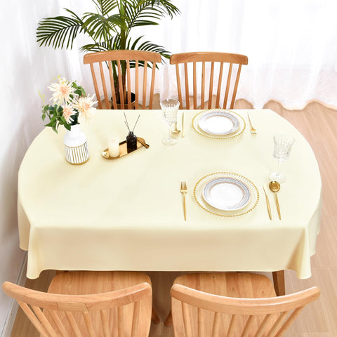 Mantel Wolkemer marfil protege la mesa ante manchas y arañazos.