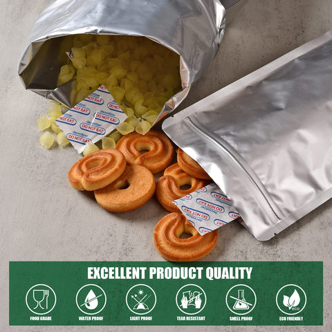 Wolobag absorbentes de oxigeno reducen la exposición al aire.