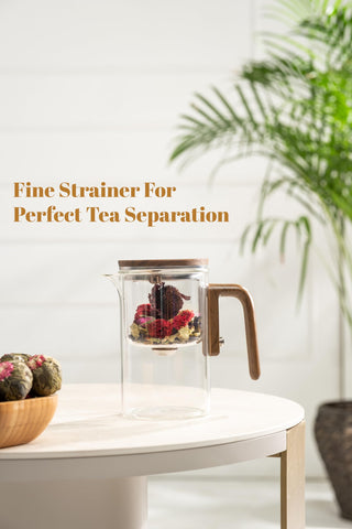 WOLTBLOOM Enchanti-capacidad-800ml: capacidad clara para tres a cuatro tazas.