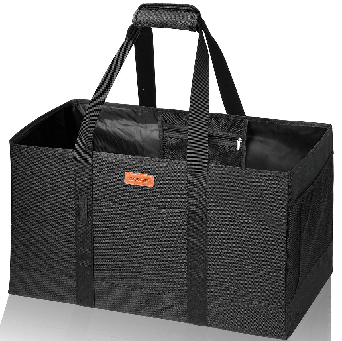 WONDAY bolsa de utilidad grande vista frontal, ideal para compras y transporte diario.
