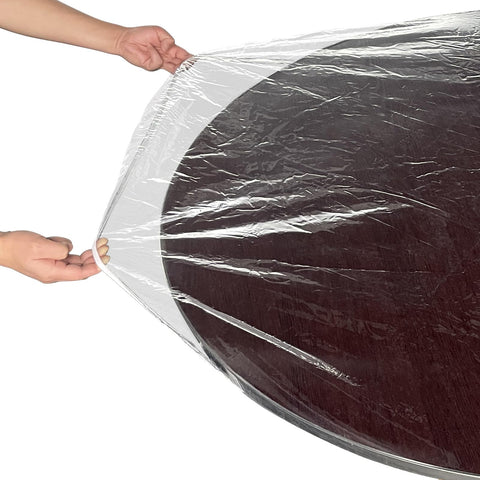 Wonderla diseño elegante para ocasiones especiales con funda de mesa transparente