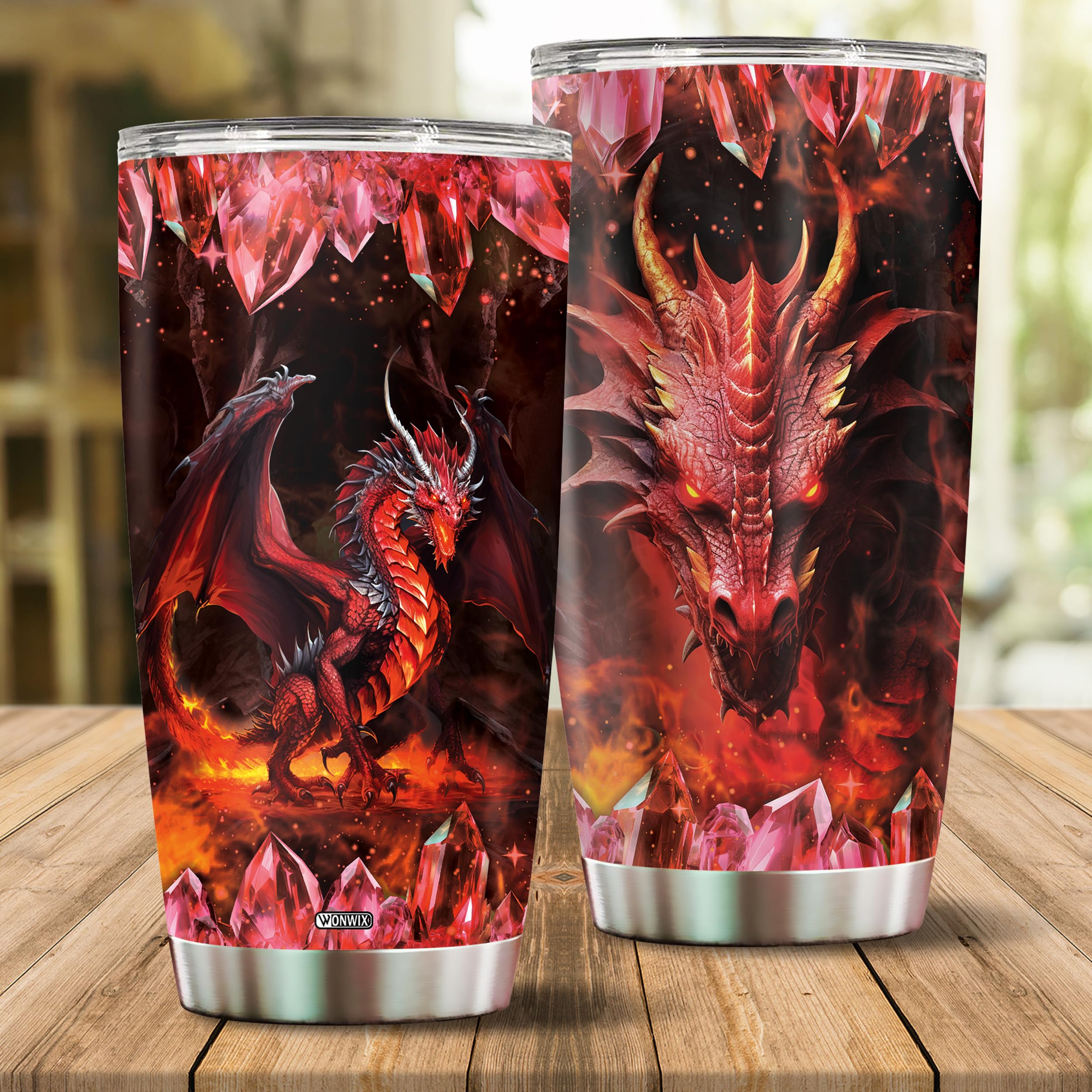 WONWIX aislamiento triple vaso termico manteniendo bebidas frías 24 horas.