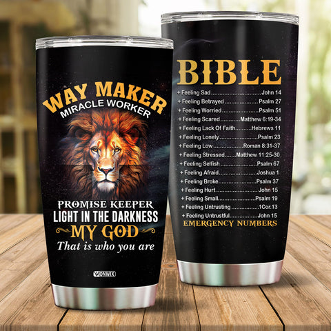 WonWix Tumbler de acero 18/8, duradero y sin sabor metálico.