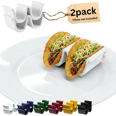 Woobud HolaTasty portatacos cerámico en plato mantiene tacos duros erguidos